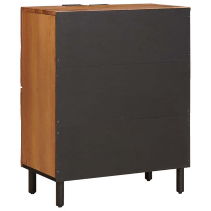 Dressoir Geometrisch Acacia Bruine Afwerking Acacia bruin afwerking