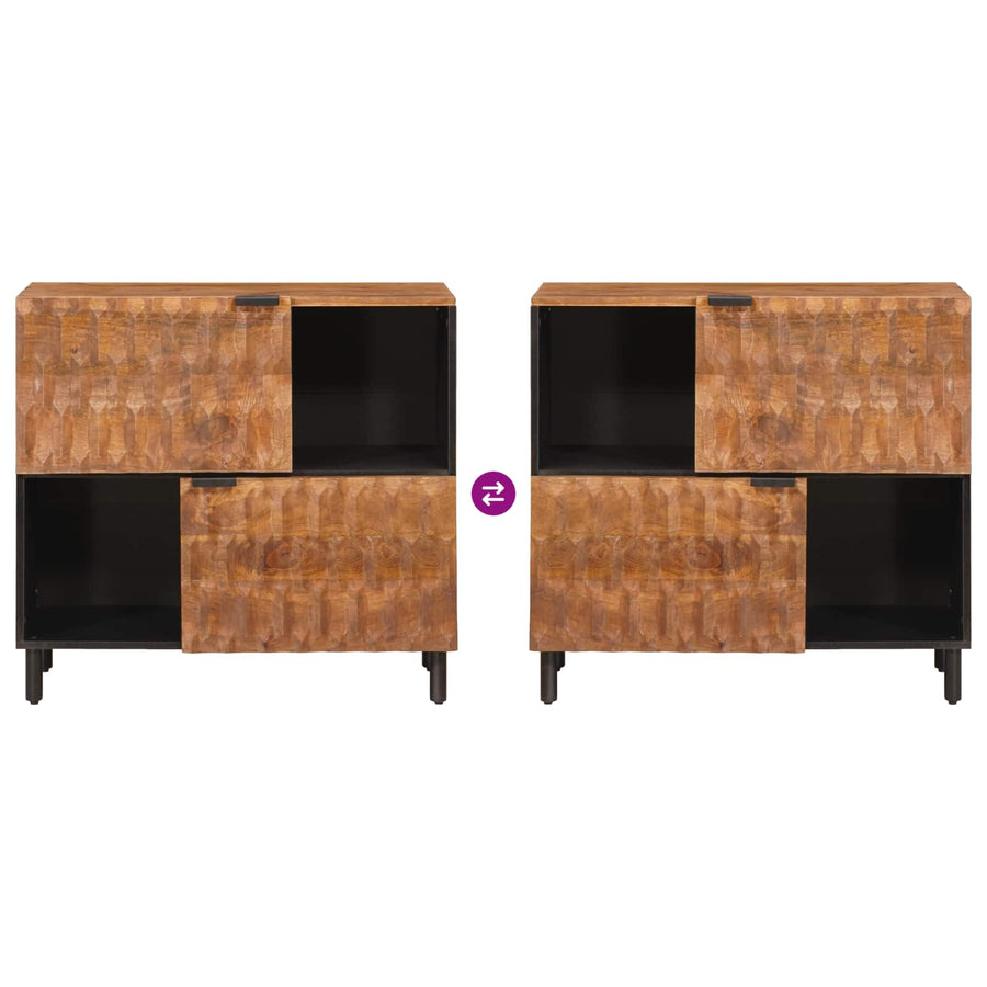 Dressoir Effen Acacia Bruine Afwerking Acacia bruin afwerking