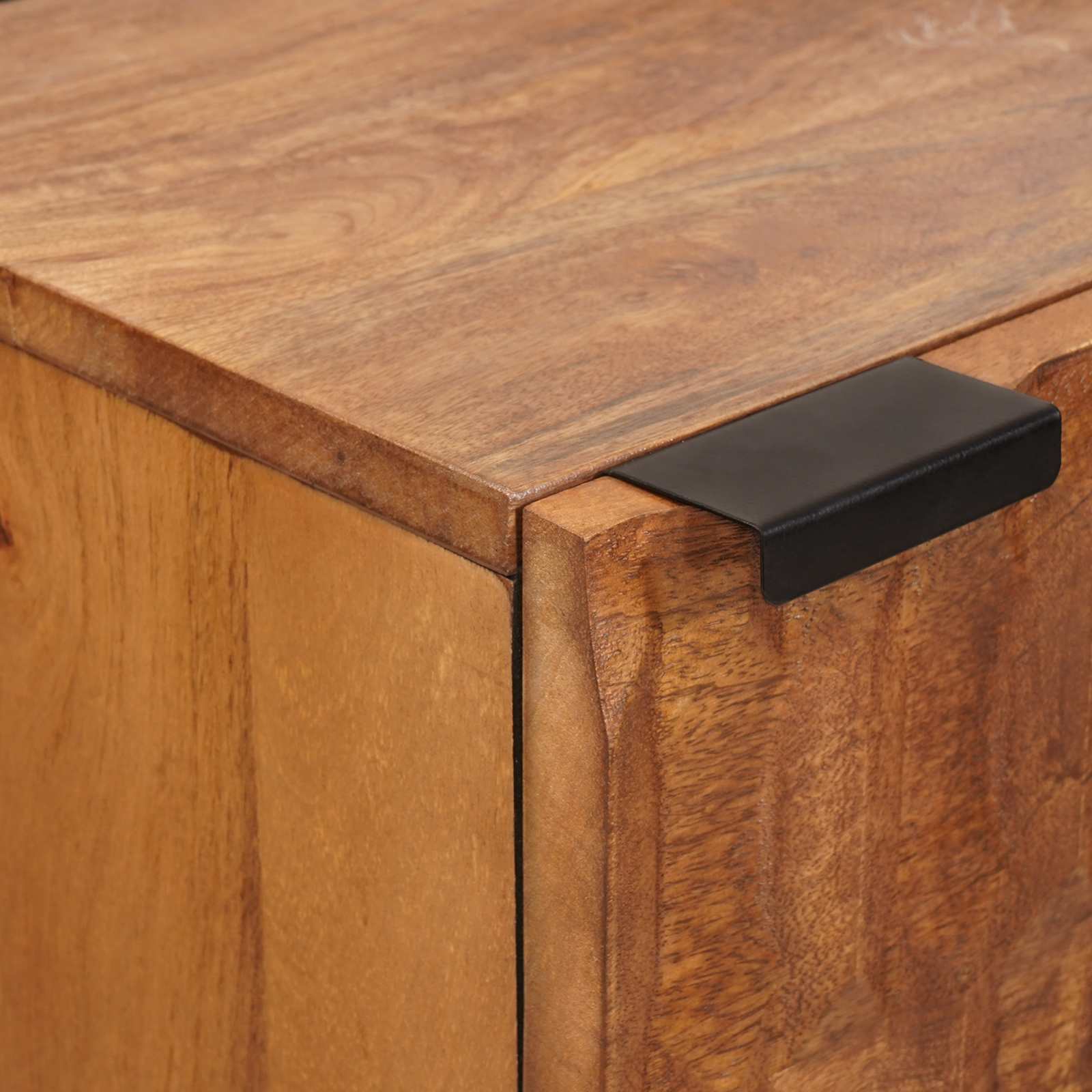 Hoge kast Anders Acacia Bruine Afwerking