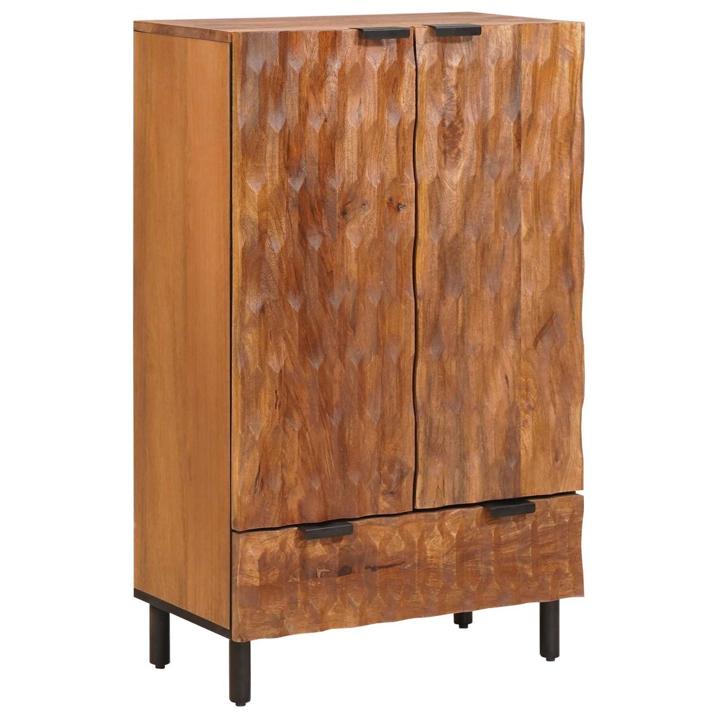 Hoge kast Effen Acacia Bruine Afwerking