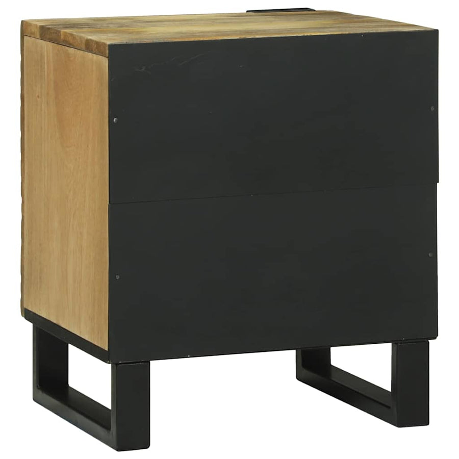 Nachtkastjes Bruin en zwart 40 x 33.5 x 46 cm