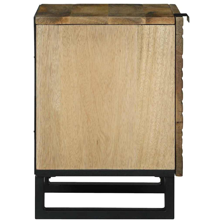Nachtkastjes Bruin en zwart 40 x 33.5 x 46 cm