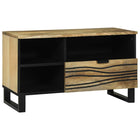 TV meubel 80x33x46 cm mangohout bruin
