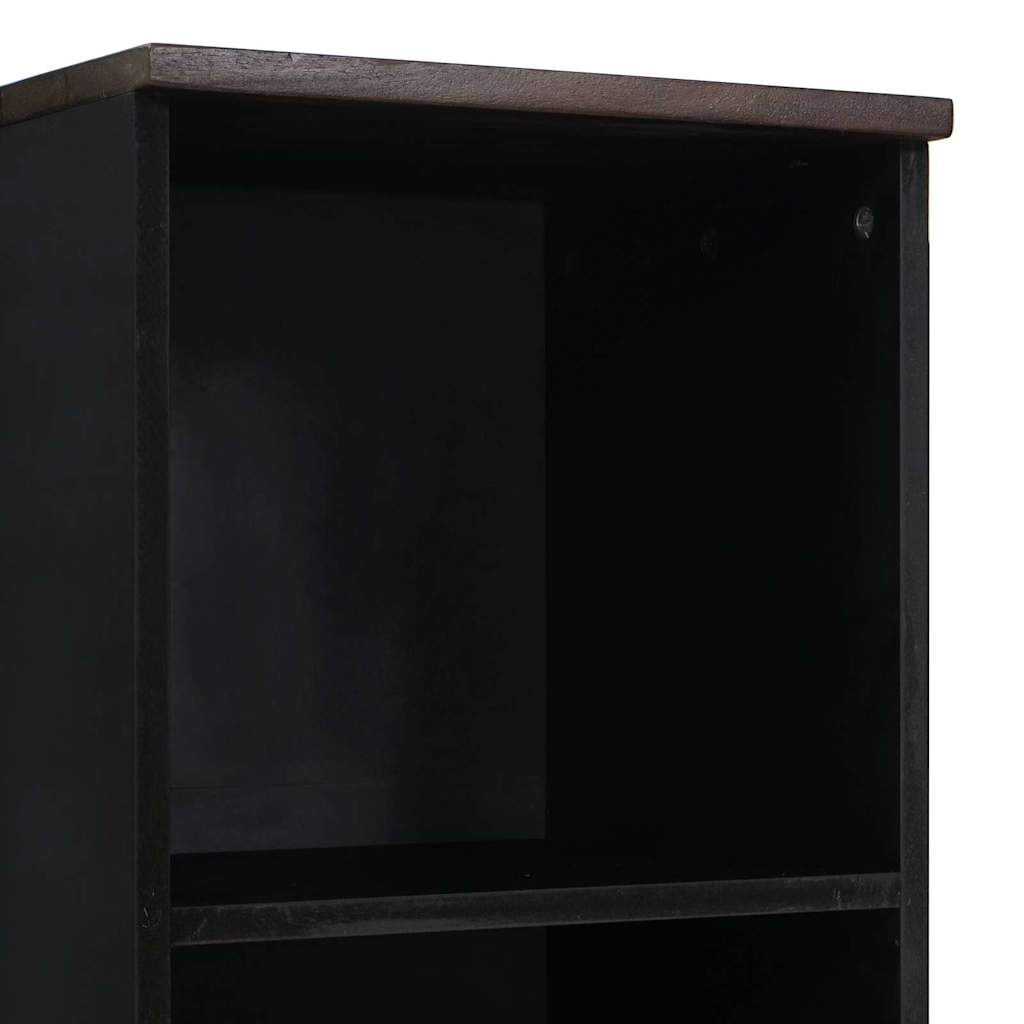 Badkamermeubelsets met lade met plank Gestreept met opslag met de deur Bruin 38 x 33 x 160 cm