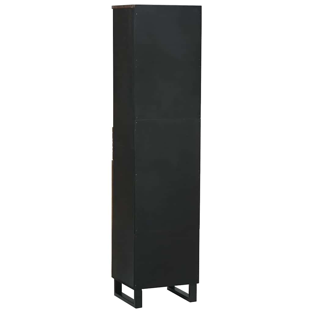 Badkamermeubelsets met lade met plank Gestreept met opslag met de deur Bruin 38 x 33 x 160 cm