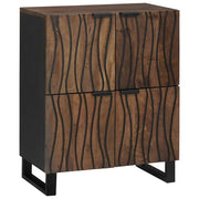 Cd- & dvd-kast 60x33.5x75 cm mangohout bruin
