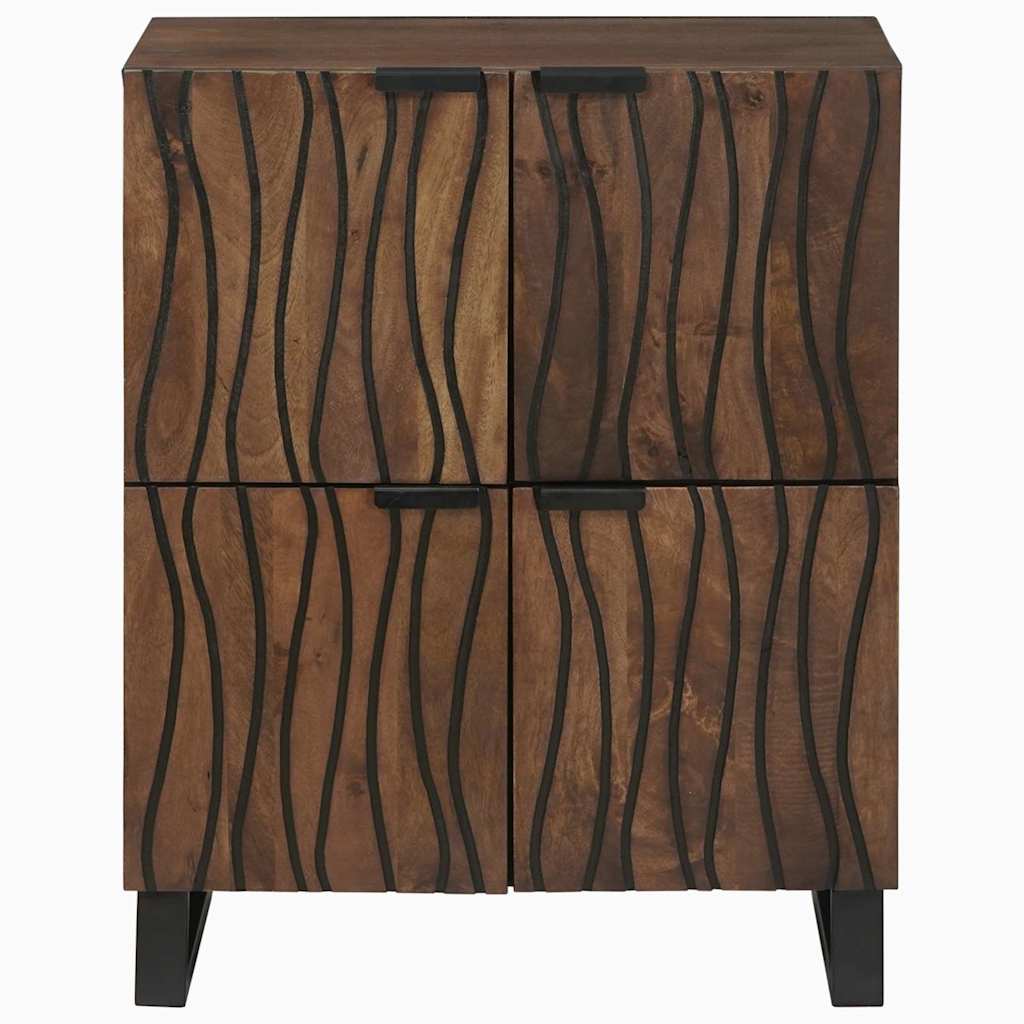 Media-opslagkasten en rekken met plank Anders met opslag Bruin 60 x 33.5 x 75 cm