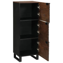 Highboard Notenhout met plank Anders met opslag met de deur Bruin 40 x 33.5 x 110 cm