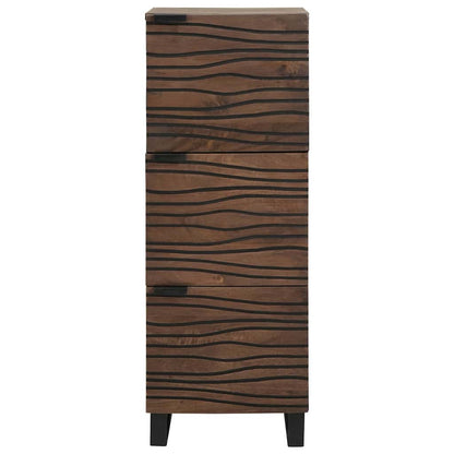 Highboard Notenhout met plank Anders met opslag met de deur Bruin 40 x 33.5 x 110 cm