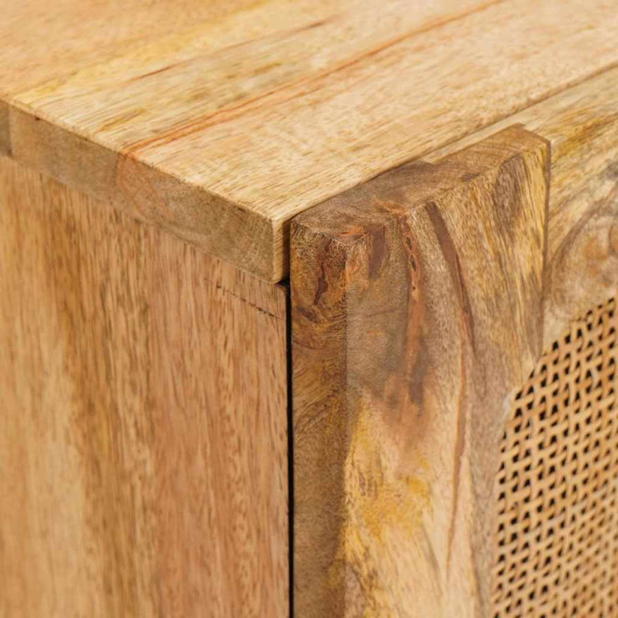 Nachtkastje Naturel 40 x 33,5 x 46 cm Massief Mango Hout