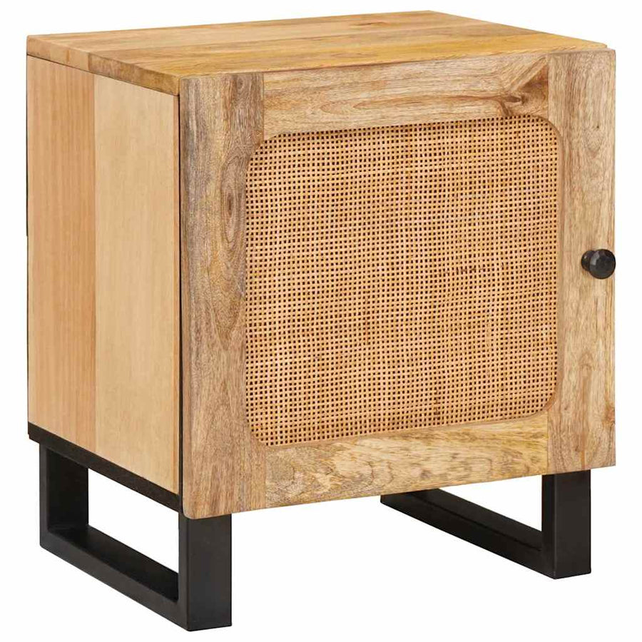 Nachtkastje 2 pcs Naturel 40 x 33,5 x 46 cm Massief Mango Hout