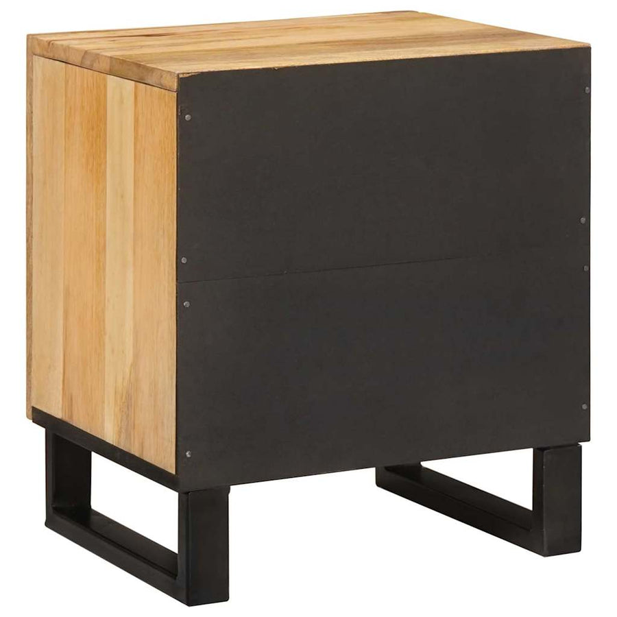 Nachtkastje 2 pcs Naturel 40 x 33,5 x 46 cm Massief Mango Hout