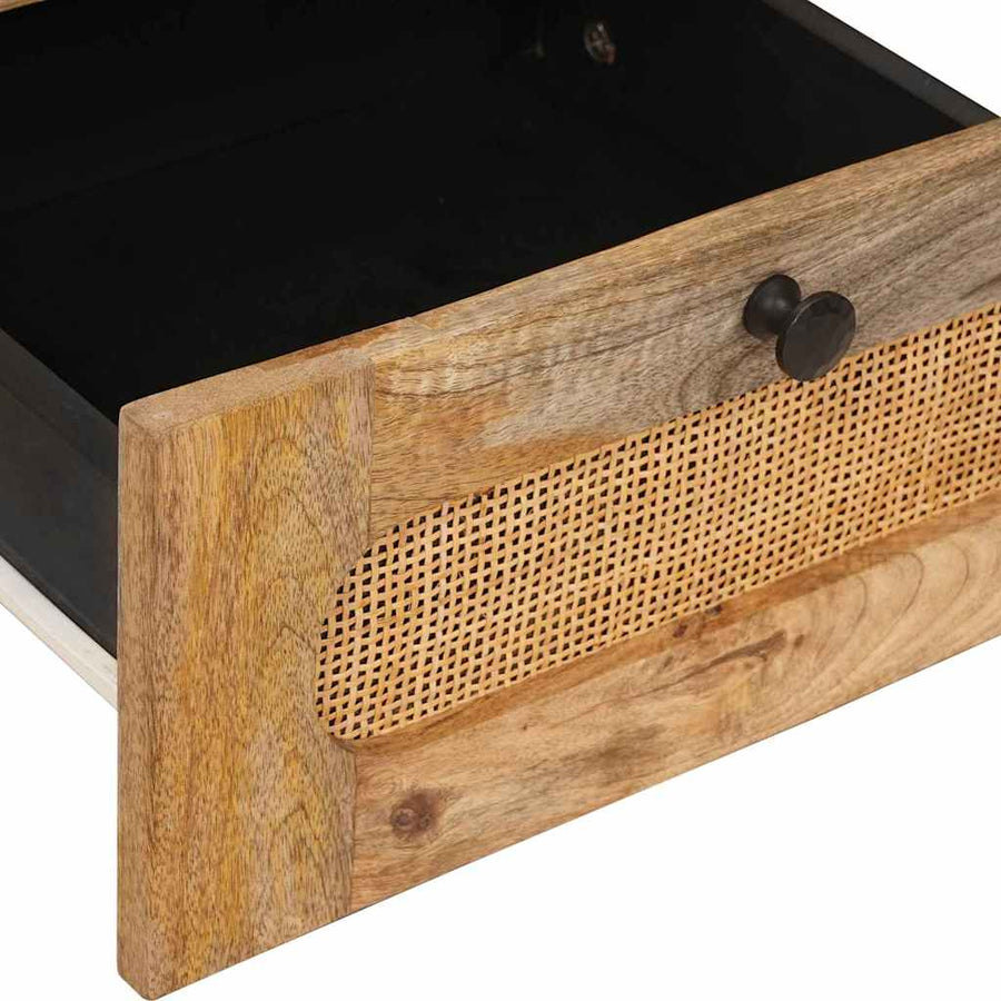 Nachtkastje 2 pcs Naturel 40 x 33,5 x 46 cm Massief Mango Hout