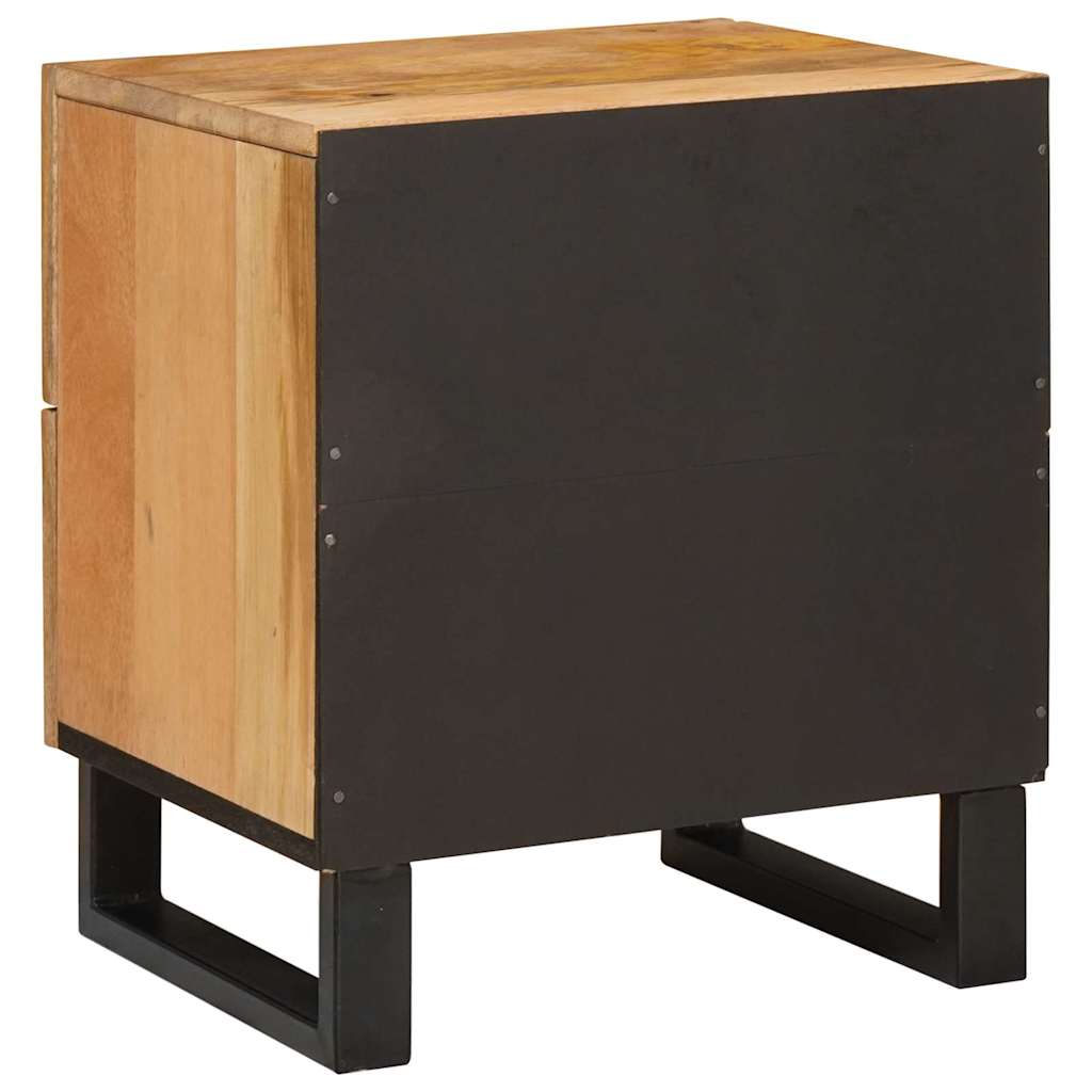 Nachtkastje 2 pcs Naturel 40 x 33,5 x 46 cm Massief Mango Hout
