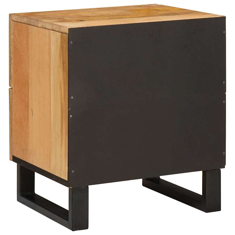 Nachtkastje 2 pcs Naturel 40 x 33,5 x 46 cm Massief Mango Hout