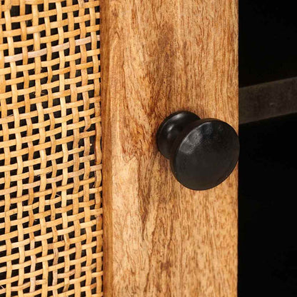 TV-kast met plank Bruin 105 x 33,5 x 46 cm Massief Mango Hout