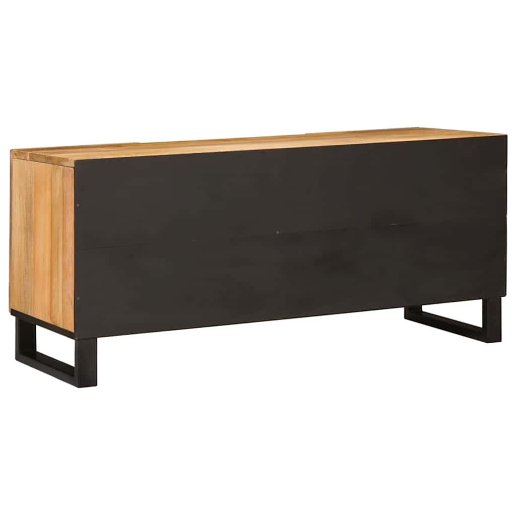 TV-kast met plank Bruin 105 x 33,5 x 46 cm Massief Mango Hout