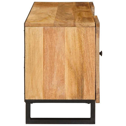 TV-kast met plank Bruin 105 x 33,5 x 46 cm Massief Mango Hout