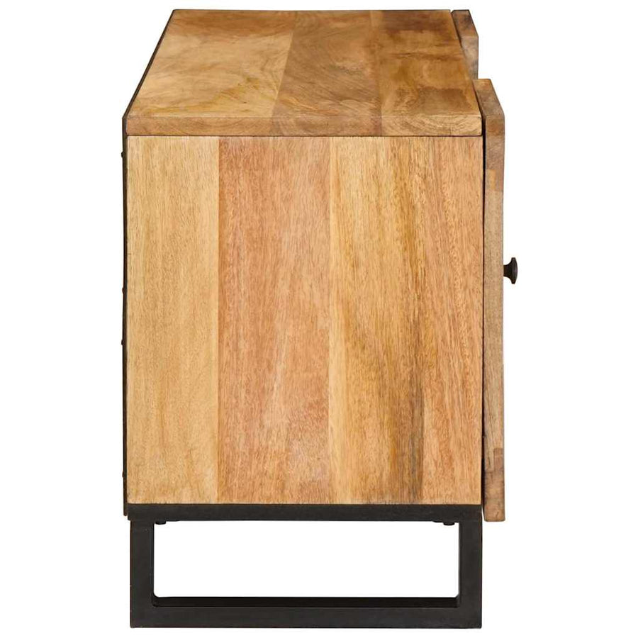 TV-kast met plank Bruin 105 x 33,5 x 46 cm Massief Mango Hout