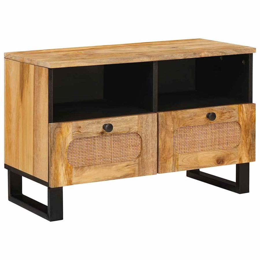 TV-kast met lade Bruin 70 x 33,5 x 46 cm Massief Mango Hout