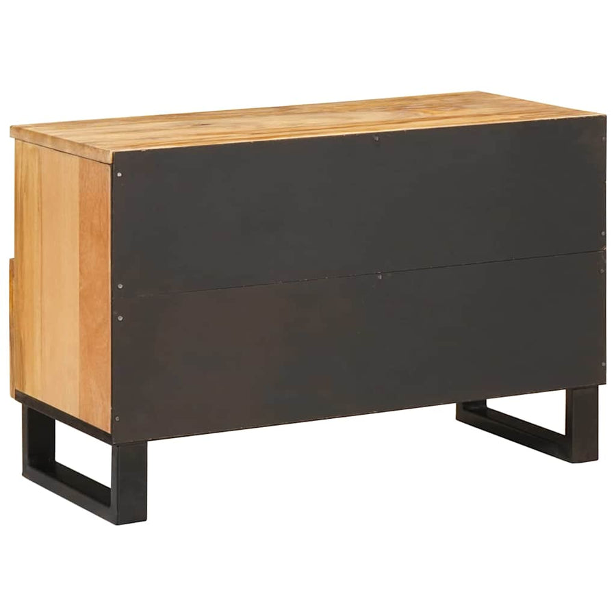 TV-kast met lade Bruin 70 x 33,5 x 46 cm Massief Mango Hout