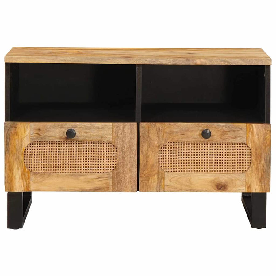 TV-kast met lade Bruin 70 x 33,5 x 46 cm Massief Mango Hout
