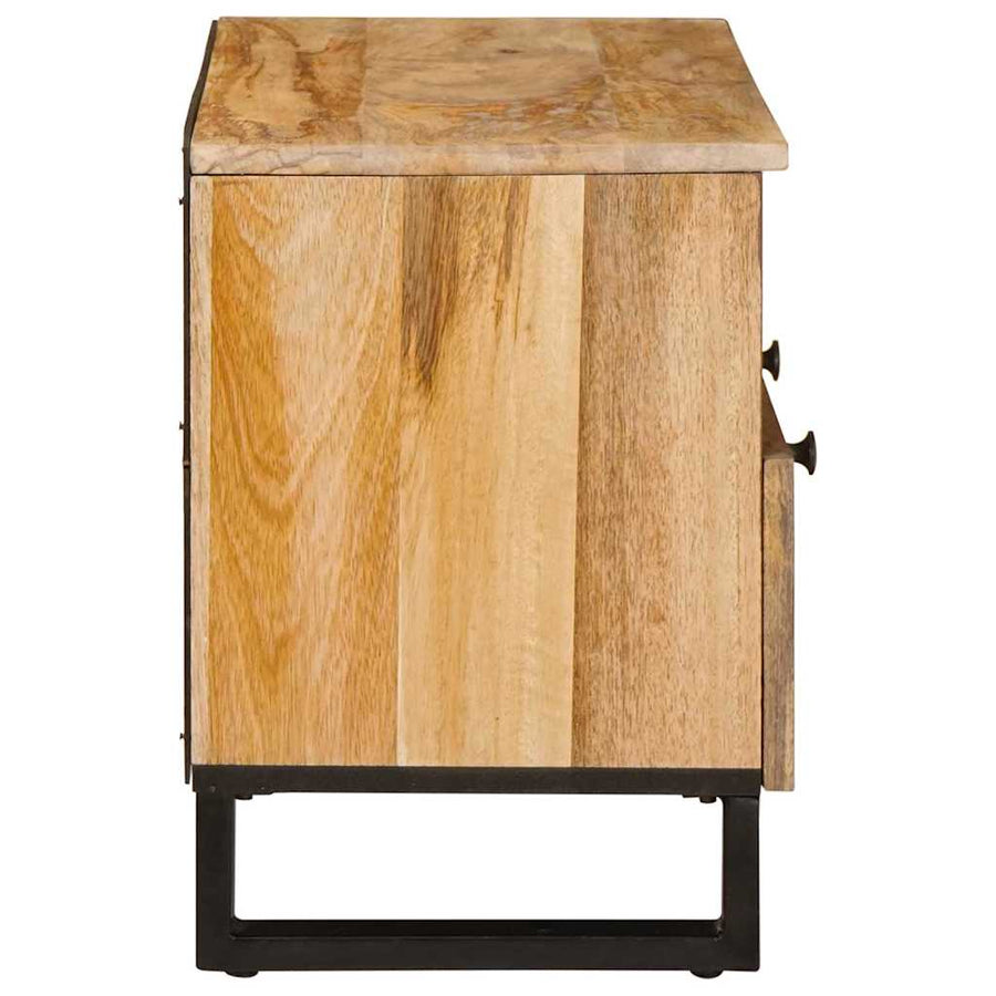 TV-kast met lade Bruin 70 x 33,5 x 46 cm Massief Mango Hout
