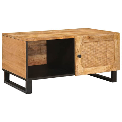 Salontafel Naturel 80 x 50 x 40 cm Massief Mango Hout