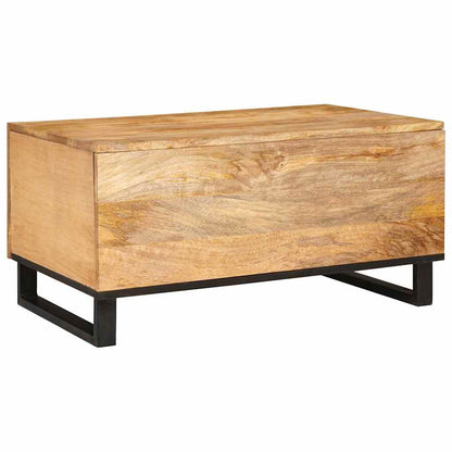 Salontafel Naturel 80 x 50 x 40 cm Massief Mango Hout