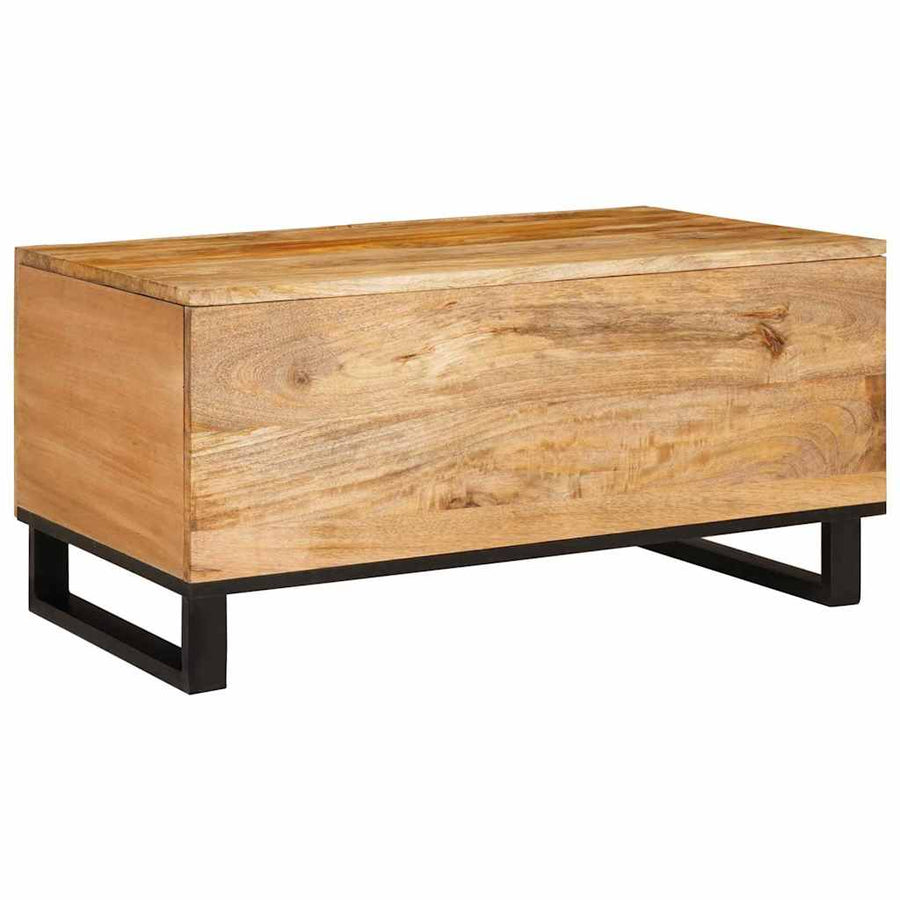 Salontafel Naturel 80 x 50 x 40 cm Massief Mango Hout