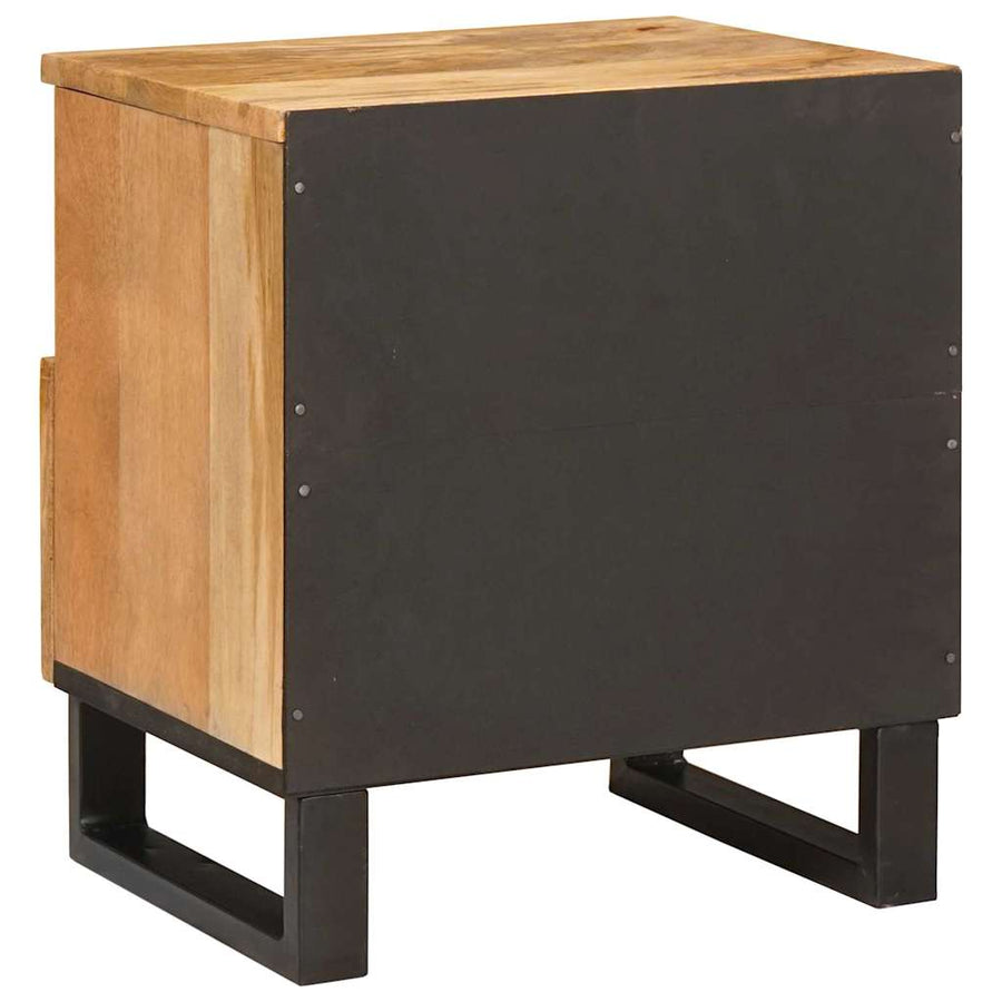 Nachtkastje met lade Naturel 40 x 33 x 46 cm Massief Mango Hout