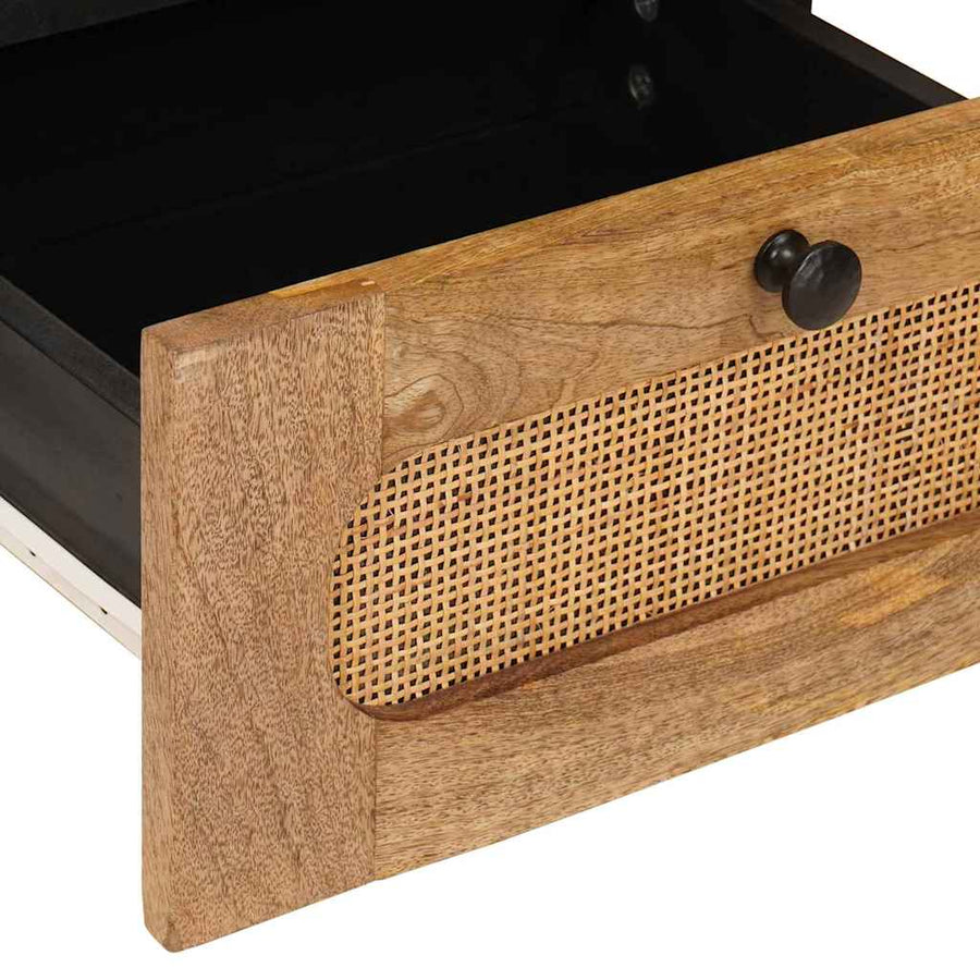 Nachtkastje 2 pcs Naturel 40 x 33 x 46 cm Massief Mango Hout