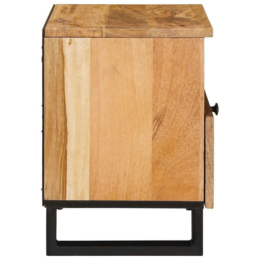 Nachtkastje 2 pcs Naturel 40 x 33 x 46 cm Massief Mango Hout