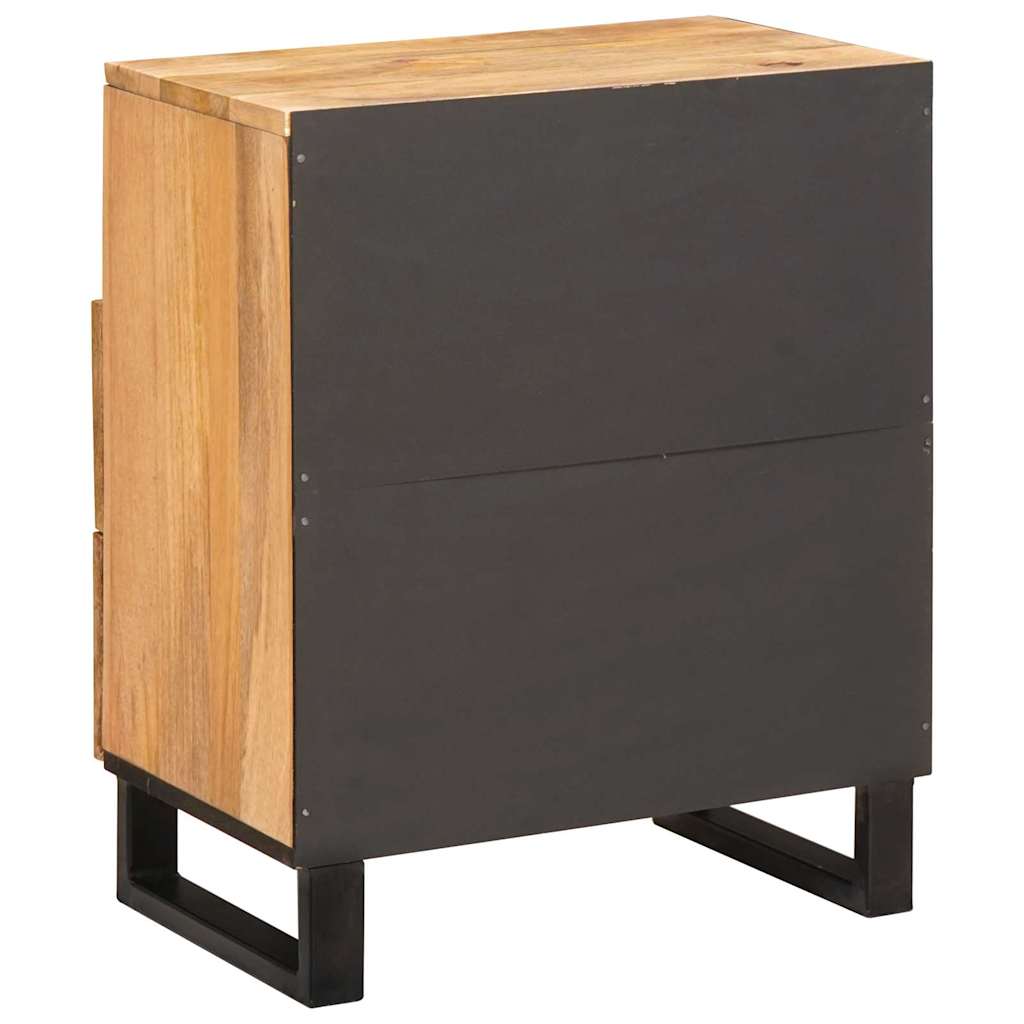 Nachtkastje met lade Naturel 50 x 33 x 60 cm Massief Mango Hout
