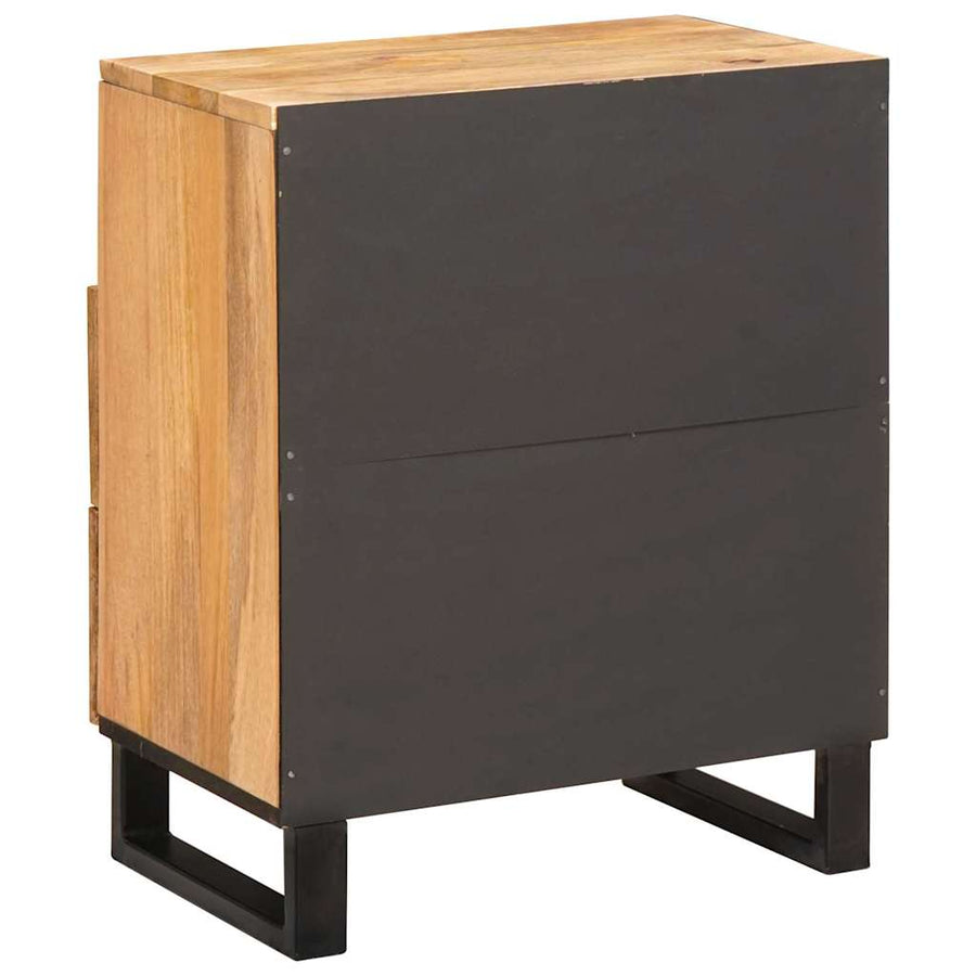 Nachtkastje met lade Naturel 50 x 33 x 60 cm Massief Mango Hout