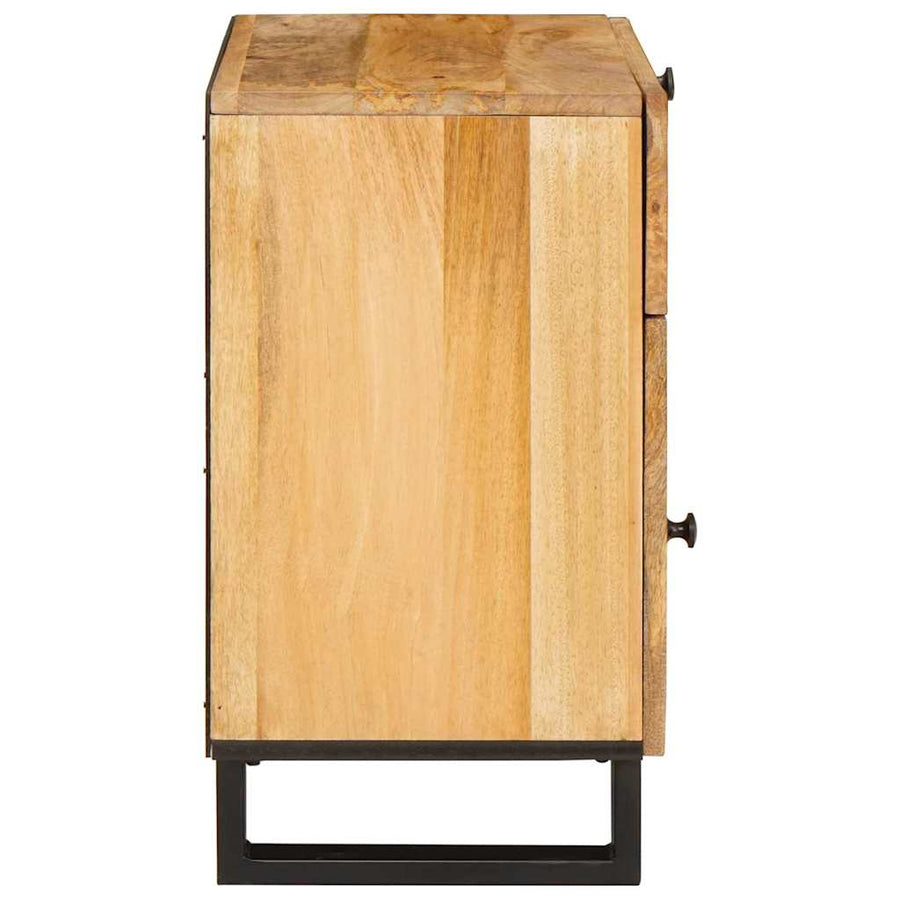 Nachtkastje met lade Naturel 50 x 33 x 60 cm Massief Mango Hout