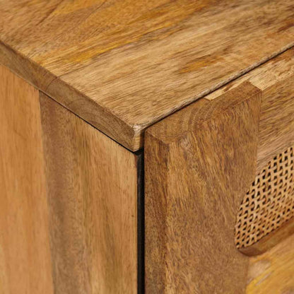 Nachtkastje met lade Naturel 50 x 33 x 60 cm Massief Mango Hout