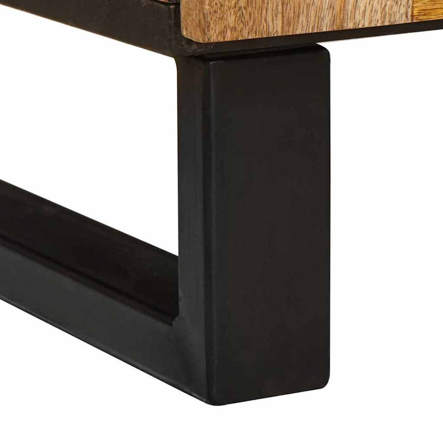 Nachtkastje met lade Naturel 50 x 33 x 60 cm Massief Mango Hout