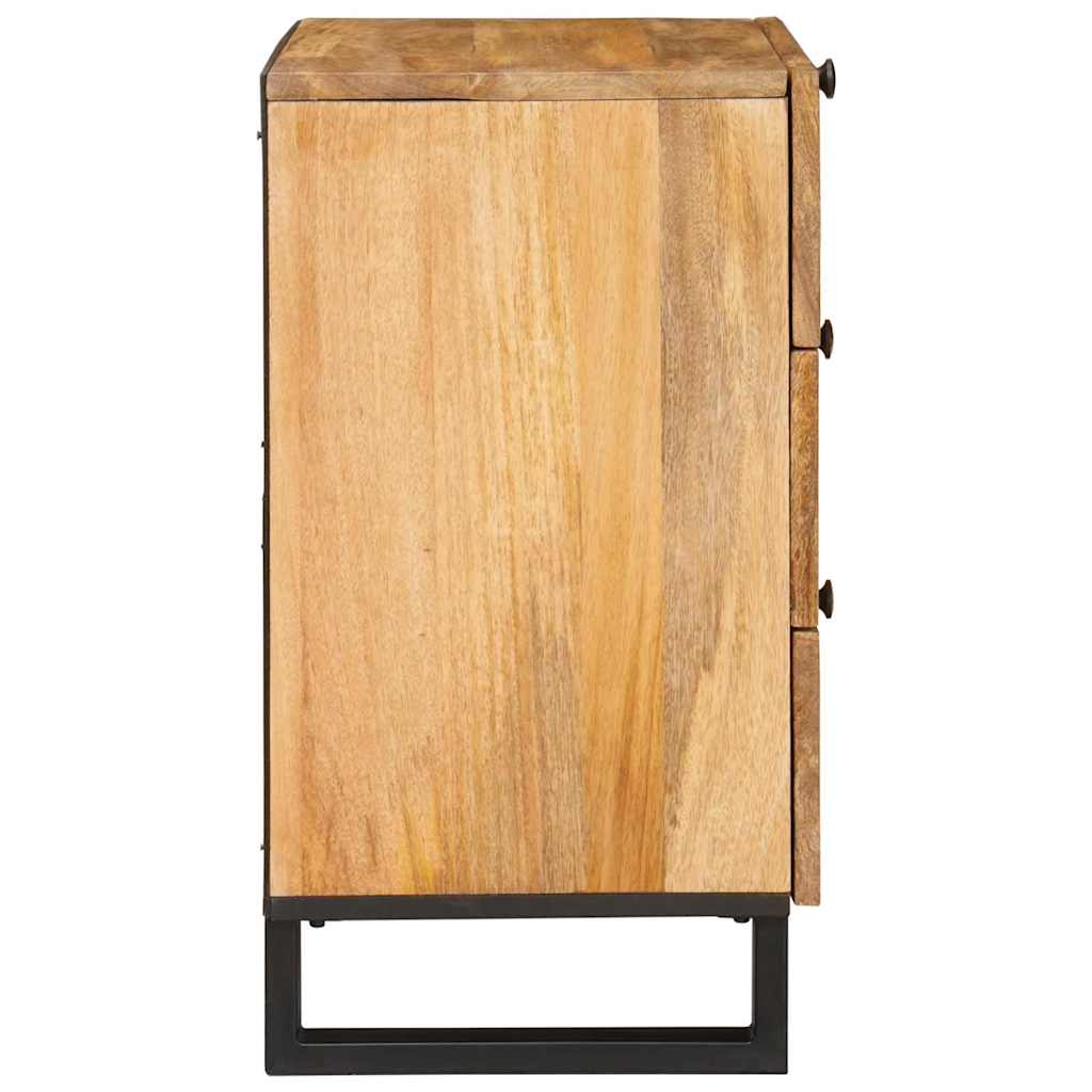 Nachtkastje met lade Naturel 50 x 33 x 60 cm Massief Mango Hout