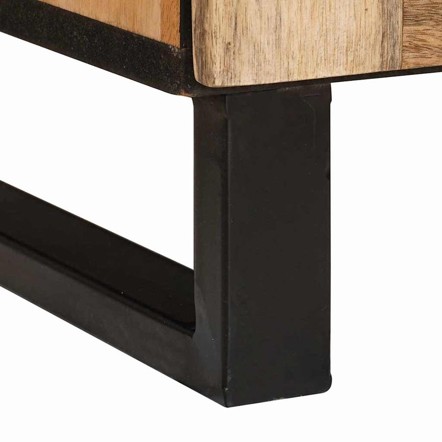 Nachtkastje met lade Naturel 50 x 33 x 60 cm Massief Mango Hout