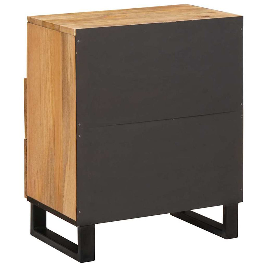 Nachtkastje met lade Naturel 50 x 33 x 60 cm Massief Mango Hout