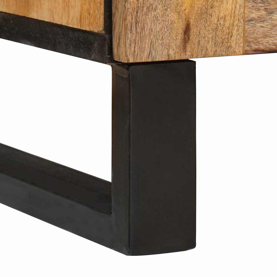 Nachtkastje met lade Naturel 50 x 33 x 60 cm Massief Mango Hout