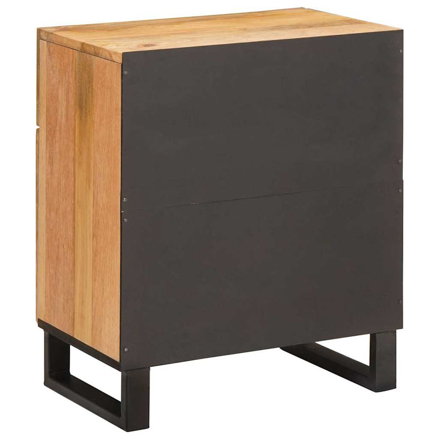 Nachtkastje met lade Naturel 50 x 33 x 60 cm Massief Mango Hout
