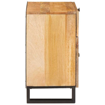 Nachtkastje met lade Naturel 50 x 33 x 60 cm Massief Mango Hout