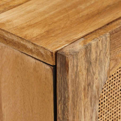 TV-kast met lade Bruin 105 x 33,5 x 46 cm Massief Mango Hout