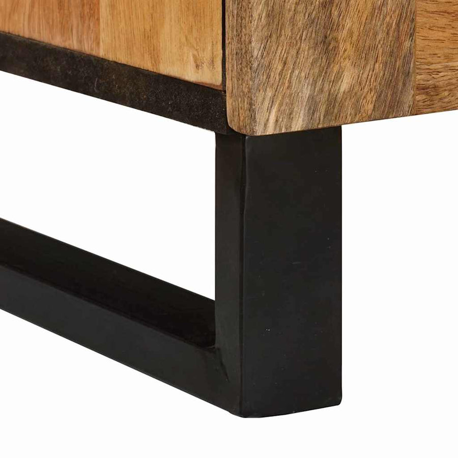 TV-kast met lade Bruin 105 x 33,5 x 46 cm Massief Mango Hout