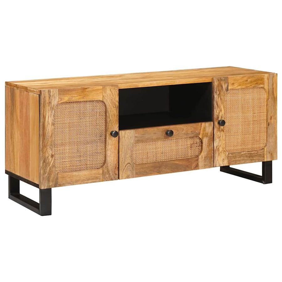 TV-kast met lade Bruin 105 x 33,5 x 46 cm Massief Mango Hout