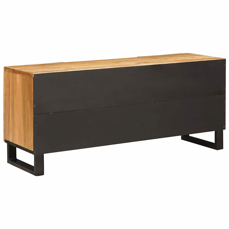 TV-kast met lade Bruin 105 x 33,5 x 46 cm Massief Mango Hout