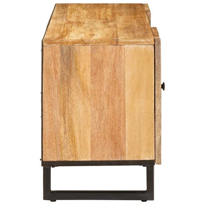 TV-kast met lade Bruin 105 x 33,5 x 46 cm Massief Mango Hout