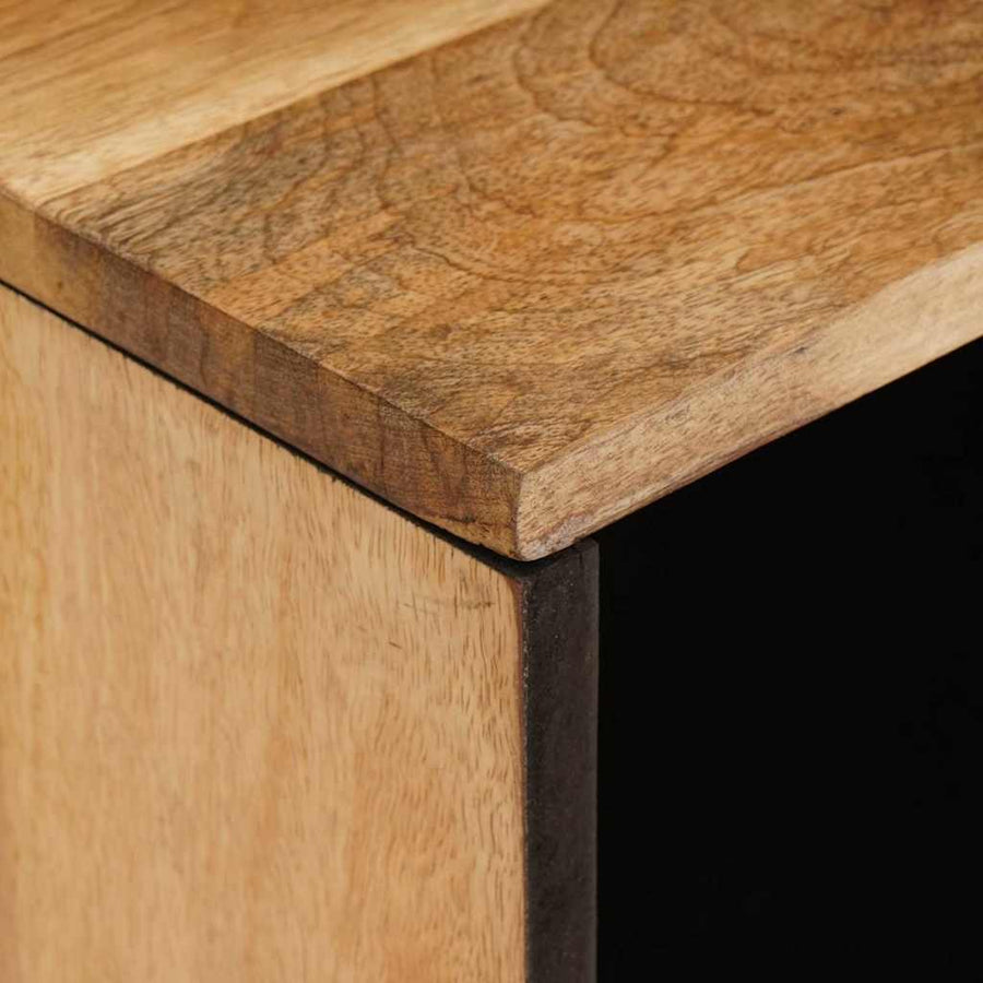 TV-kast met opslag Bruin 80 x 31,5 x 46 cm Massief Mango Hout